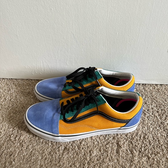 Vans Men’s Colorful Cadmium Yellow/Tidepool Mox & Match Old Skool Sneaker - Picture 10 of 12